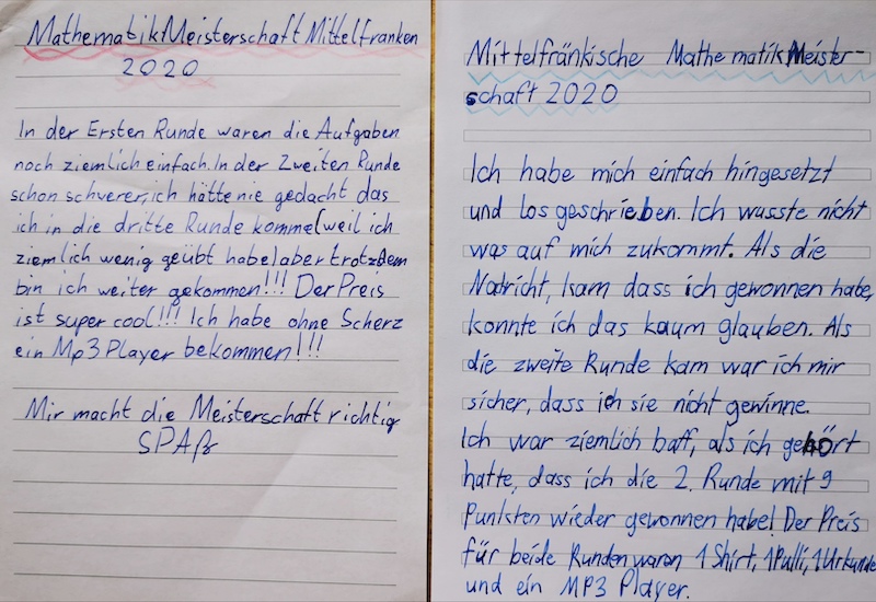 mathemeisterschaft 20 berichte